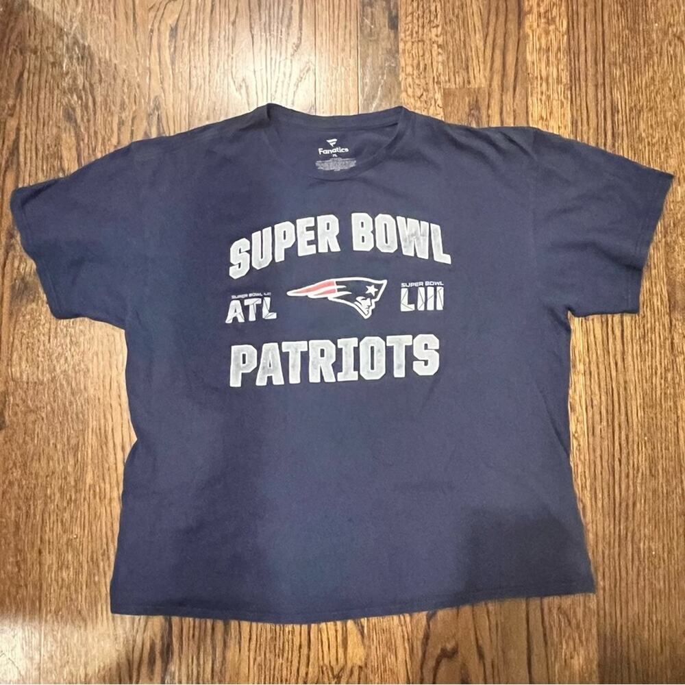 Patriots Super Bowl 2018 T Shirt Fanatics Atlanta NFL Football Men’s Size XL